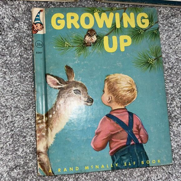 A Rand McNally Elf Books Growing up, The Five Busy Bear & Pets Vintage Kid Books - Picture 4 of 10